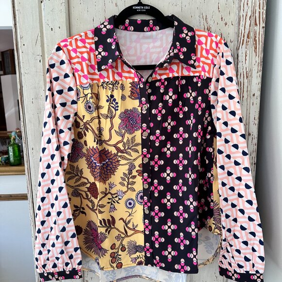 Brand New Multicolor Button Down Shirt - Picture 3 of 3